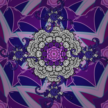 Doğum günü kartı ya da düğün davetiyesi. Pembe, mor ve mavi renklerde. Çiçek arkaplan. Suluboya çiçek buketi. Çiçekli tebrik kartı. Vektör illüstrasyonu.