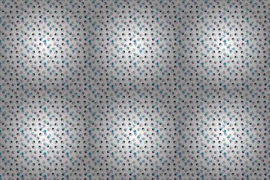 Beyaz, nötr ve mavi desenli. Eksiksiz Varyete Kekleri, Haşhaş tohumu, Çikolata Cipsi, Kabak Kreması, Çikolata ve Lezzetli Kahvaltı veya Tatlı Çörekler. Raster illüstrasyonu.