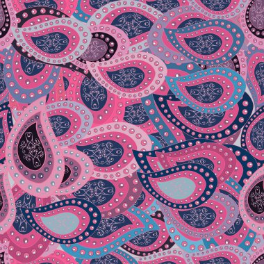 Renklere pembe, menekşe ve mavi karalamalar. Kağıt vektörünü sarmak için güzel bir model. Kusursuz Desenli Skeç şirin arkaplan.