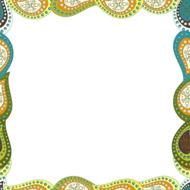 Vektör. Boş beyaz, nötr ve sarı kare dikdörtgen etiketli zarif çizimler elle çizilmiş. Klasik karalama resim çerçevesi karalama etiketleri. Kusursuz. El çizimi çerçeveler.