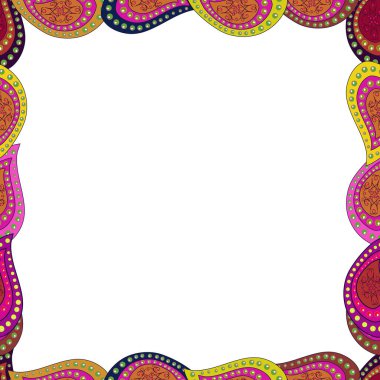 Mavi, beyaz ve sarı renkli bir resim. Vektör. İkinci dereceden kareler karalıyor. Kusursuz..