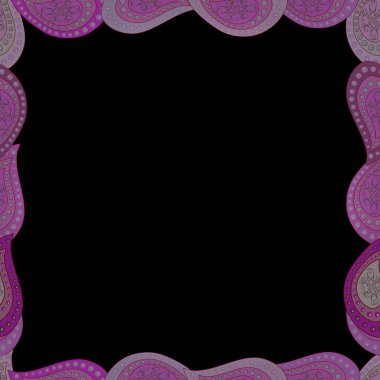 El çizimi çerçeveler. Vektör. Kusursuz. Klasik karalama resim çerçevesi karalama etiketleri. Boş nötr, pembe ve siyah kare kadranlı dikdörtgen etiketli zarif çizimler elle boyanmış kenar karalamaları.