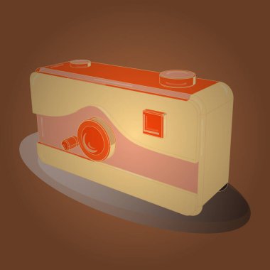 Süper soyut şirin ve ilginç bir resim.