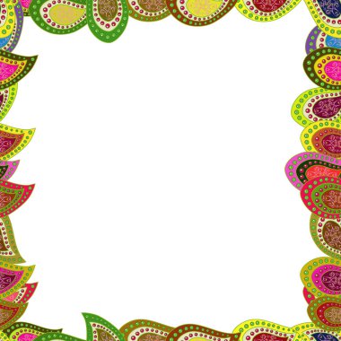 Vektör. Klasik karalama resim çerçevesi karalama etiketleri. El çizimi çerçeveler. Boş beyaz, sarı ve yeşil kare kare dikdörtgen çizimler elle çizilmiş zarif çizimler. Kusursuz desen.