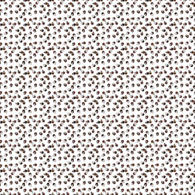 Vektör çizimi. Kahverengi, beyaz ve siyah arkaplanda kusursuz kek deseni. Paket kağıdı.