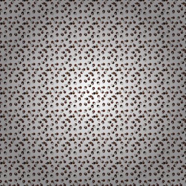 Vektör çizimi. Sweets arka plan tasarımı. Kahverengi, beyaz ve siyah üzerine şirin bir doğum günü geçmişi var. Açık kahverengi, beyaz ve siyah kapkek desenli..