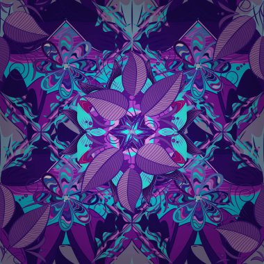 Süper soyut şirin ve ilginç bir resim.