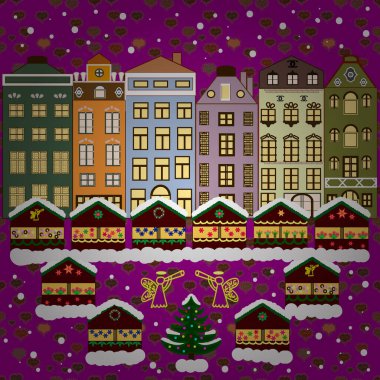 Süper soyut şirin ve ilginç bir resim.