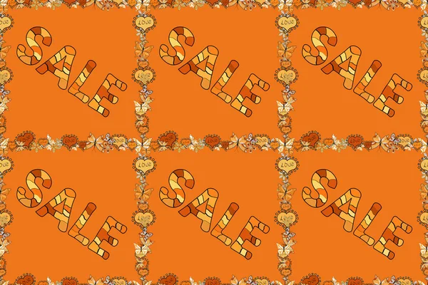 Raster Illustration Sale Banner Template Design Mega Sale Special Offer — Stock Photo, Image