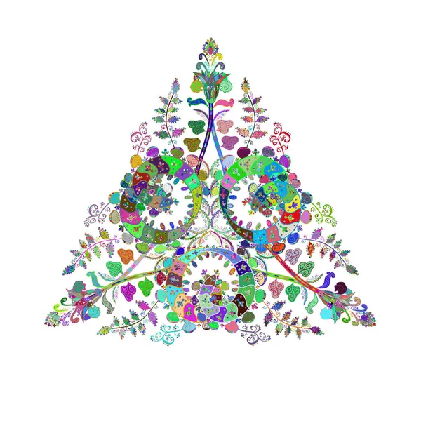 Nahtloses Muster Mit Mandalas Vektor Ornamente Hintergrund Nahtloses Muster Mit — Stockvektor