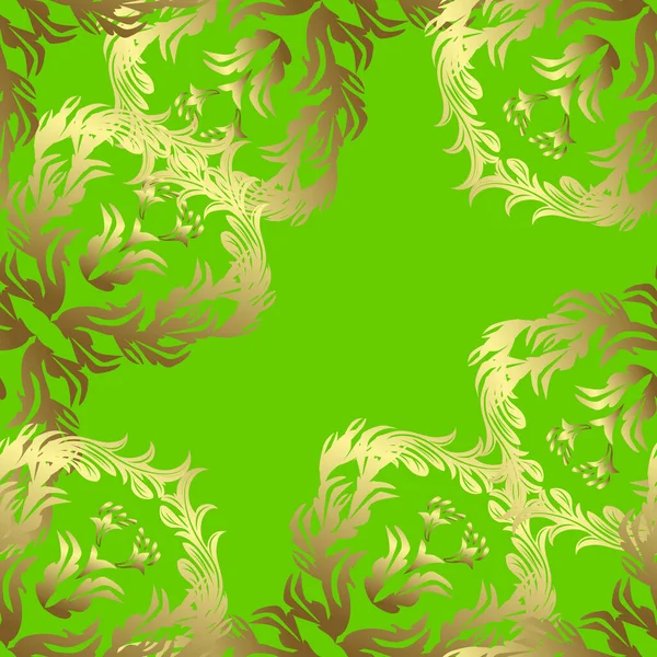Urban Pattern Textile Fabric Vector Illustration Illustration Neutral Yellow Green — Stock Vector