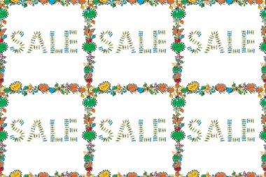 Kaligrafi yaz indirimi, favori markalar. Kusursuz desen. Yeşil, turuncu ve beyaz cuma, sihirli satış, logotype, satış için metin, indirimli satış, hediye, moda tanıtımı, çiçekçi..