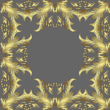 Vektör sanatı. Tekrarlanan karalamalar. Doğrusal desen. Çizim, karalama, karalama sarı, gri ve nötr renkler. Vektör sanatı. Kusursuz bir süs. Dantel desenli. Kraliyet tarzı. Geometrik desen. Klasik tarzda.