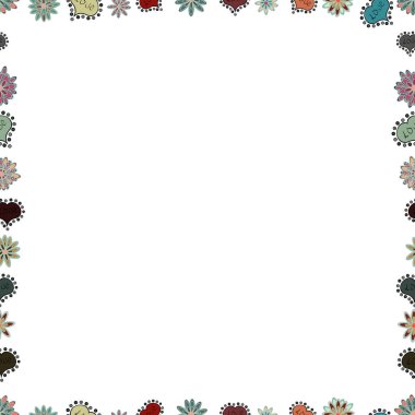 Vektör çizimi. Beyaz, mavi ve nötr renklerde bir resim. Kare kareler karalamalar. Kusursuz desen.