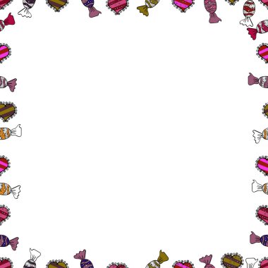 El çizimi vektör çerçeve karalamaları. Vektör çizimi. Kusursuz..