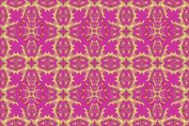 Barok tarzında kusursuz bir doğulu süsü. Mor, sarı ve nötr renklerde klasik, klasik, kusursuz desenler..