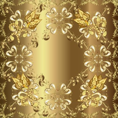 Klasik bej, nötr ve kahverengi geometrik süs. Basit bir şekilde. Vektör çizimi. Ağ, tekstil ve eskizler için kusursuz desen.