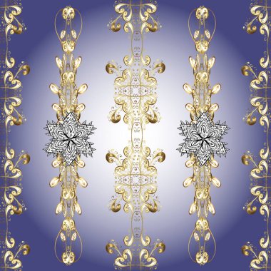 Gri, mor ve nötr renkleri karala. Kıvrım çizgisi sembolleri büyütüyor. Viktoryen girdap süsleri Vektör çizimleri. Dekoratif vintage elementleri kaydır. Kusursuz..