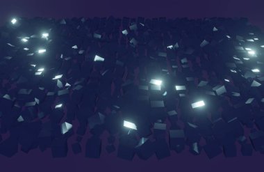 Güzel, süper soyut ve sevimli, ilginç bir resim. Pano. Raster..