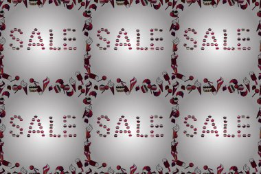 Canlı mermer desenli raster çerçeveler. Sözcük satışı mesajı. Sezon sonu indirimi. Moda tasarımlı pazarlama afişleri. Raster illüstrasyonu. Kırmızı, beyaz ve siyah renkli resim. Kusursuz..