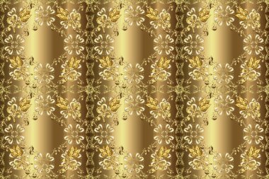 Ağ, tekstil ve duvar kağıtları için kusursuz desen. Klasik bej, nötr ve kahverengi geometrik süs. Basit bir şekilde. Raster illüstrasyonu.