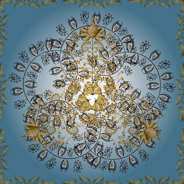 Conception Sac Mandala Vectoriel Dessiné Main Avec Motif Abstrait Coloré — Image vectorielle