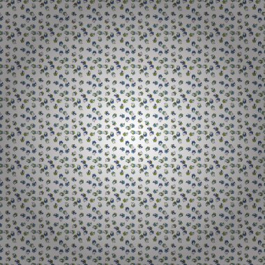 Paket kağıdı. Vektör çizimi. Mavi, beyaz ve gri arkaplanda kusursuz kek deseni.