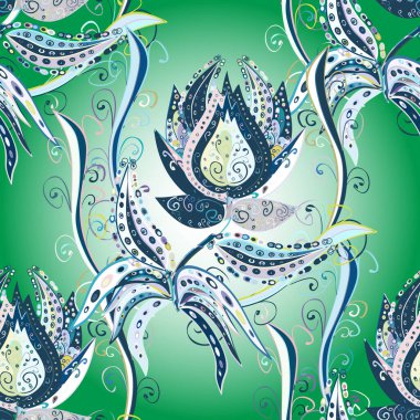 Büyük bir çiçek boyası seti. Şirin suluboya, dikişsiz çiçek deseni. Kartlar, davetiyeler, tarih kartları ve daha fazlası için kullanılabilir.