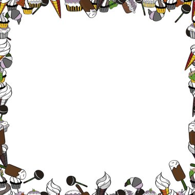 İkinci dereceden kareler karalıyor. Vektör. Kusursuz. Siyah, beyaz ve gri renkli resim.