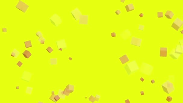 Abstraktní kompozice se kostky cukru ve sklenici s sladkost — Stock video