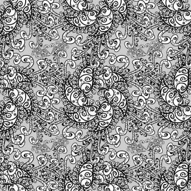 Şam, tasarım için kusursuz desen. Vektör İllüstrasyonu