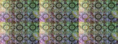 Tekstil tasarımı için gri ve nötr renklerde geleneksel halk çiçekleri buketi. Üzerinde gelincikler ve vadi zambakları olan renkli çiçek desenli nakış..