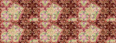 Modaya uygun kumaş deseni. Raster illüstrasyonu. Küçük çiçekteki sevimli çiçek deseni. Tony 'nin kumaş desenini çiz.
