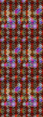 Düz Çiçek Elementleri Tasarımı. Renkli Yaz Temalı eskiz kalıbı. Kahverengi ve gri renkli çiçekler. Çiçekli retro deseni çiz.