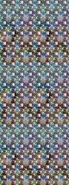 Raster. Güzel suluboya çiçekler, parlak boya inspineutral ve gri çiçek desenli eskiz arka planı..