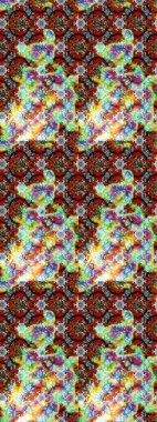 Raster illüstrasyonundaki çiçek desenli çizim. Renkli Bahar Teması eskiz kalıbı. Düz Çiçek Elementleri Tasarımı. Gri ve nötr renkte çiçekler.