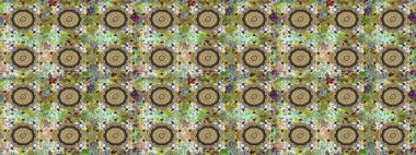 Düz Çiçek Elementleri Tasarım Raster illüstrasyonu. Gri ve nötr renkte çiçekler. Renkli Bahar Teması çizim şablonu. Çiçekli çiçek deseni, suluboya..