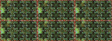 Güzel kumaş deseni. Raster suluboya deseni, narin çiçekler, yeşil ve gri çiçekler, tebrik kartı şablonu..