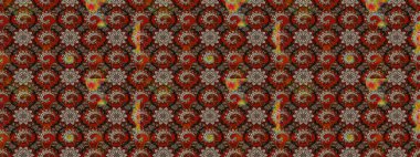 Colour Spring Theme sketch pattern Background. Flowers on brown and beige colors. Sketch pattern with flower. Flat Flower Elements Design.