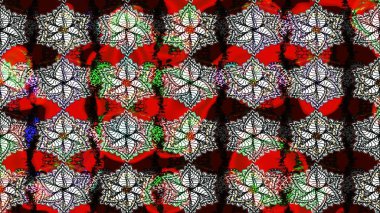 Gentle, spring floral on black and neutral colors. Exploding flowers abstractly placed. Raster illustration. Raster pattern.