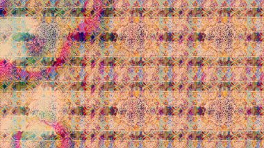 Düz Çiçek Elementleri Tasarım Raster illüstrasyonu. Renkli Bahar Temalı Kusursuz Arkaplan. Çiçekler bej ve nötr renklerde. Çiçeksiz desenli arka plan.