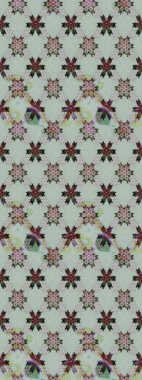 Çiçekli karalama şeklinde Raster çiçek deseni. Nazik, narin çiçek arkaplanı. Gri renkli çiçekler.