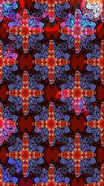 Robot resim. Moda baskıları için zarif bir şablon. Motley illüstrasyonu. Küçük çiçekte güzel bir desen. Küçük renkli çiçekler. Çiçekli yaz çiçekleri.