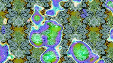 Çiçekli yaz çiçekleri. Küçük renkli çiçekler. Robot resim. Küçük çiçekte güzel bir desen. Moda baskıları için zarif bir şablon. Motley illüstrasyonu.