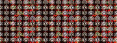 Güzel suluboya yaz çiçekleri deseni..