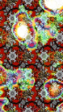 Raster güzel bir çiçek deseni çizmiş. Tatil havası. Nazik romantik baskı. Gri ve kırmızı renkte çiçekler. Bahar mevsimi.