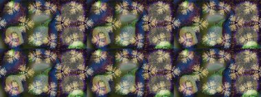 Raster Güzel kumaş deseni. Raster suluboya deseni, narin çiçekler, gri ve kahverengi çiçekler, tebrik kartı şablonu..