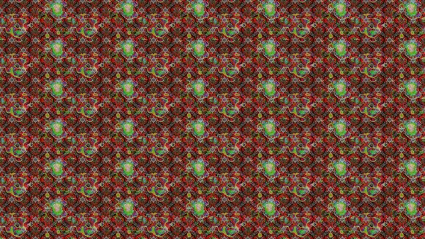 Raster illüstrasyonundaki çiçek desenli çizim. Düz Çiçek Elementleri Tasarımı. Kahverengi, gri ve kırmızı renkte çiçekler. Renkli Bahar Teması çizim şablonu.