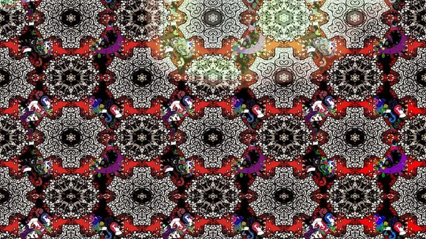 Çiçekli karalama şeklinde Raster çiçek deseni. Yumuşak, bahar çiçekleri siyah ve nötr renklerde. Raster illüstrasyonu.