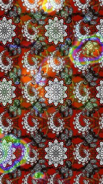 Moda baskısı. Suluboya çizim kalıbı. Dekorasyon ve tasarım için güzel bir desen. Eski model. Çiçeğin suluboya çizimlerinin zarif deseni.